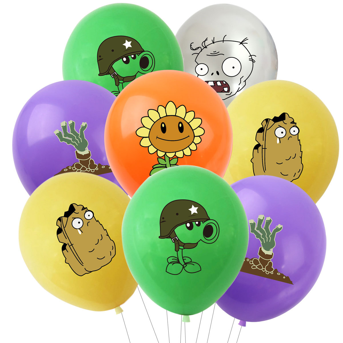 Party Games No Supplies - 10Pcs 12inch Plants VS Zombies Pvz