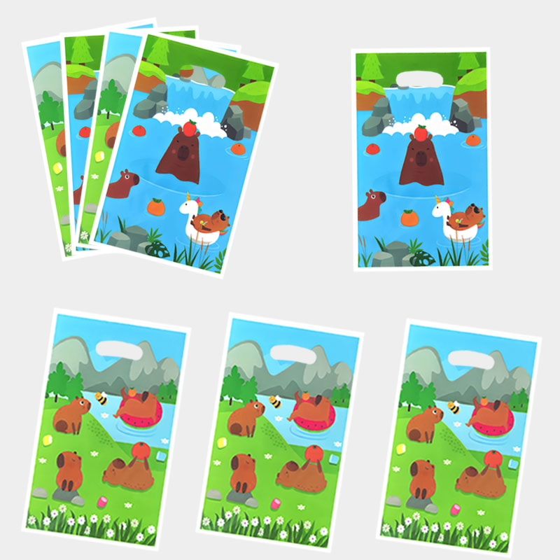 Party Games No Supplies - 20Pcs/40Pcs Cartoon Character Gift Bags, Capybara