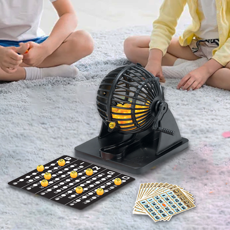 Party Games Bingo - Bingo Lottery Machine Cage Sweepstakes for