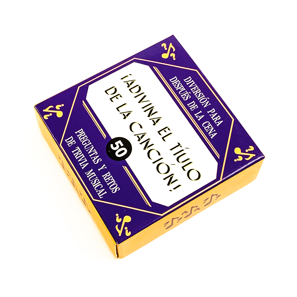 Party Games In Spanish - Spanish Mini Card Game Travel Trivia