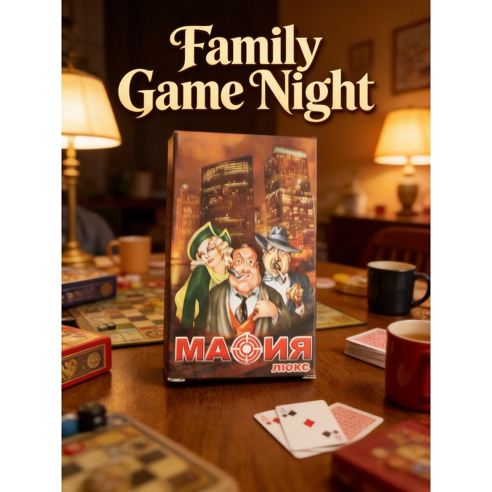 Party Games Mafia - Mafia Party Game - Russian Edition: