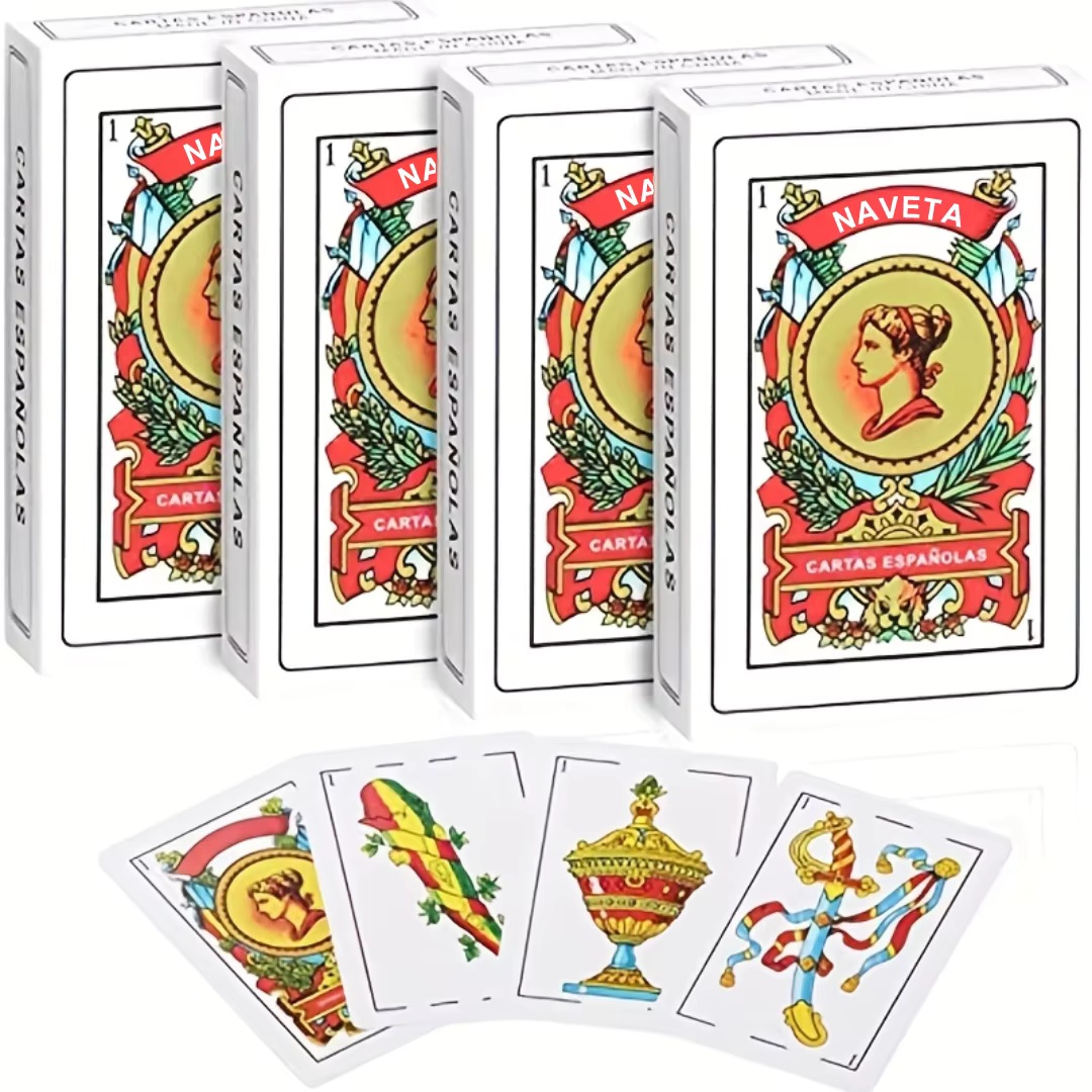Party Games In Spanish - 1 Deck of Authentic Spanish Naipes