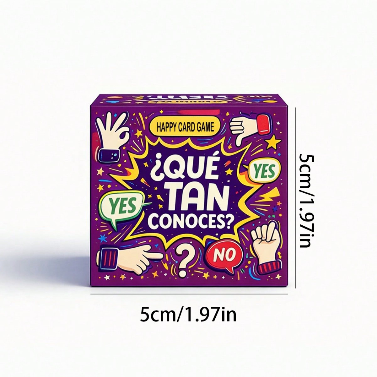 Party Games In Spanish - Spanish Mini 5cm Game Card Bien