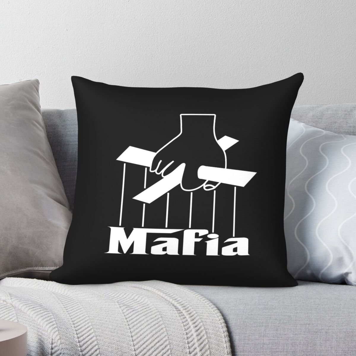 Party Games Mafia - Mafia Party Game Square Pillowcase Polyester
