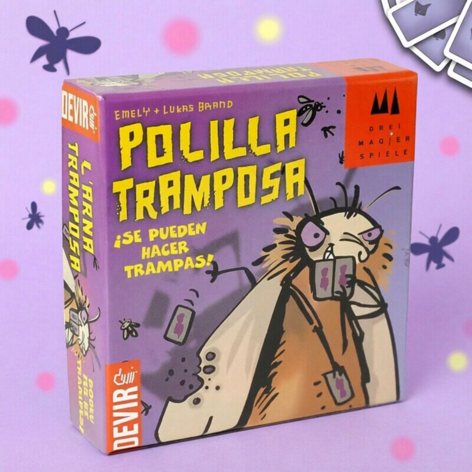 Party Games In Spanish - Spanish Card Game Polilla Tramposa with