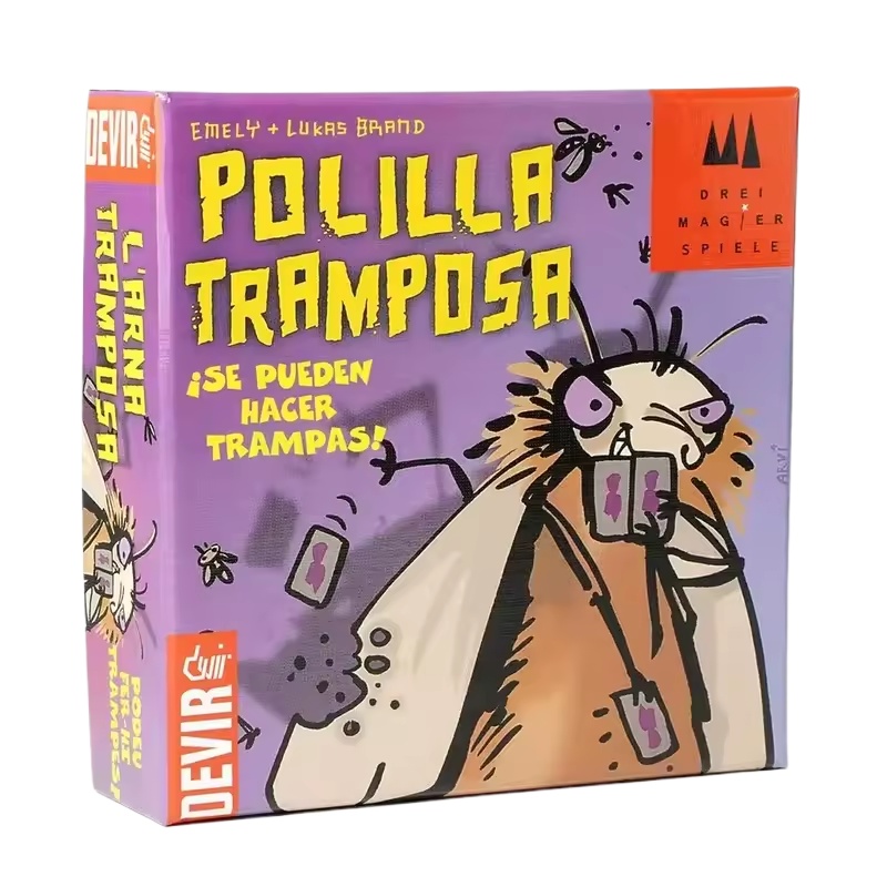 Party Games In Spanish - Spanish Mogel Motte Polilla Tramposa Card