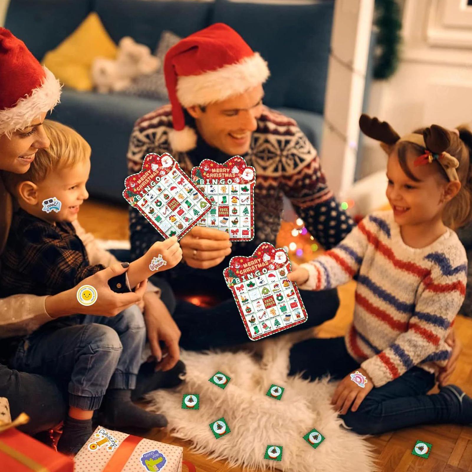 Party Games Bingo - Christmas Bingo Game Christmas Party Bingo