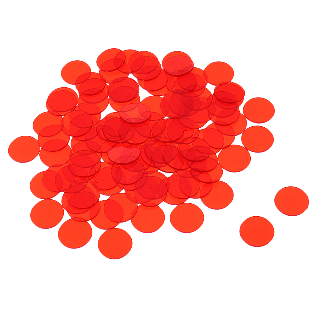 100pcs Plastic Bingo Chips Cir - Party Games Bingo recension och pris