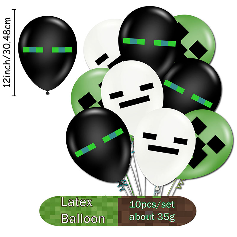 Pixel Latex Balloons Video Gam - Party Games No Supplies recension och pris