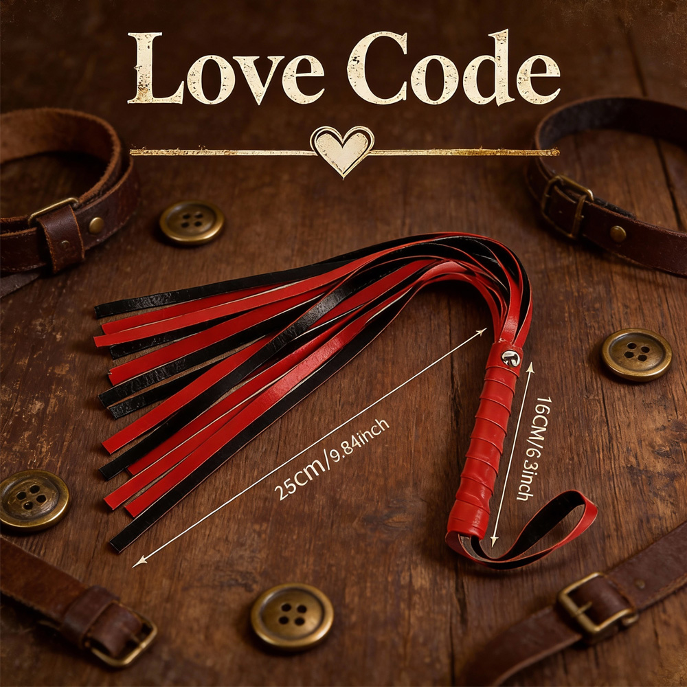 Erotic Slave Whip Leather Tass - Party Games Young Adults recension och pris