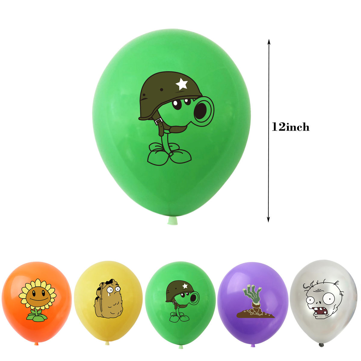 10Pcs 12inch Plants VS Zombies - Party Games No Supplies recension och pris