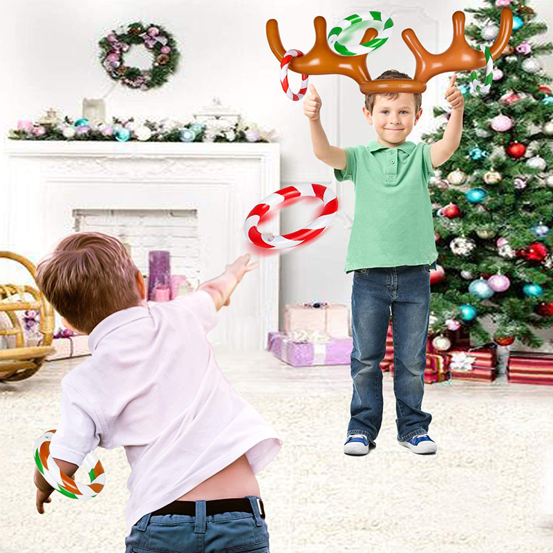 1set Inflatable Reindeer Antle - Party Games No Supplies recension och pris