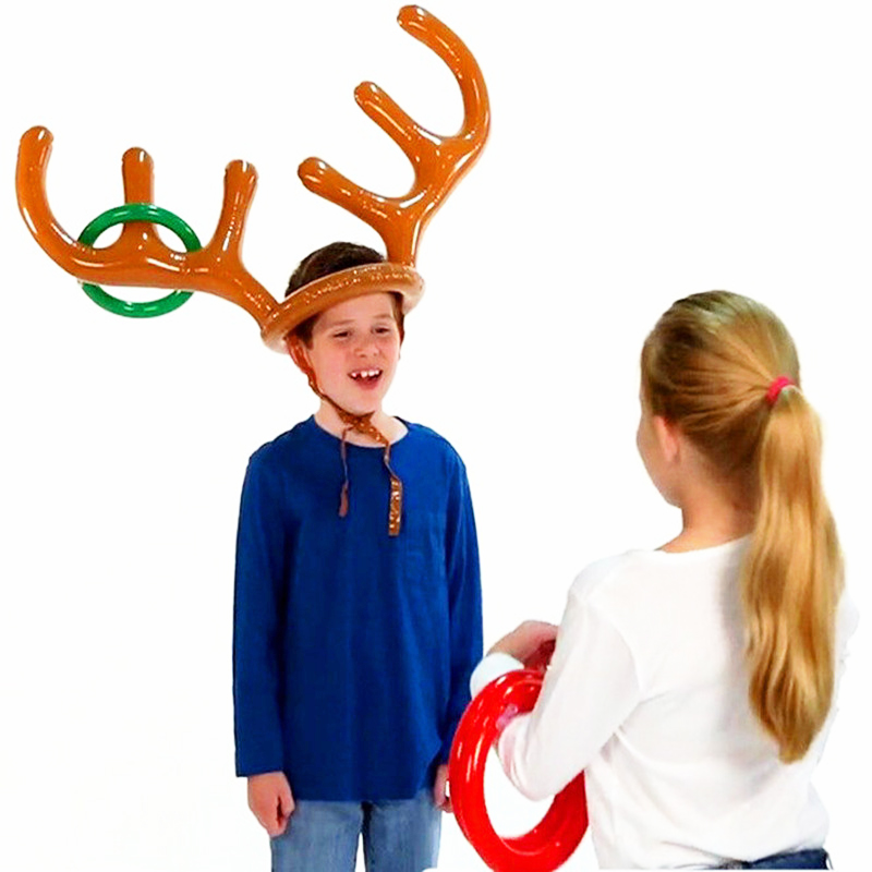 1set Inflatable Reindeer Antle - Party Games No Supplies recension och pris
