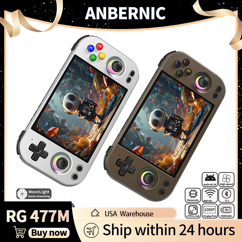 ANBERNIC RG 477M Retro Handhel - Party Games Download recension och pris