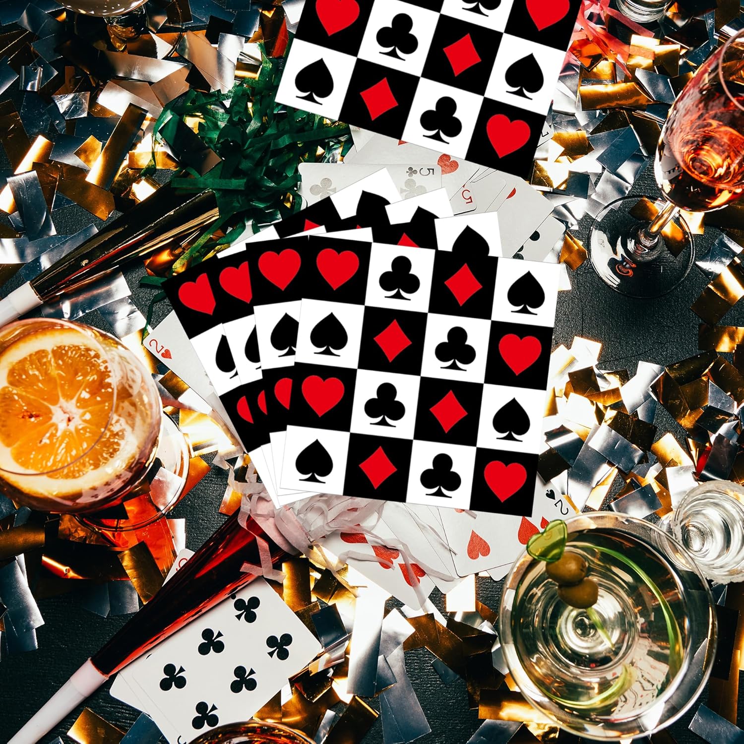 20/40/60/80 PCS Casino Theme P - Party Games No Supplies recension och pris