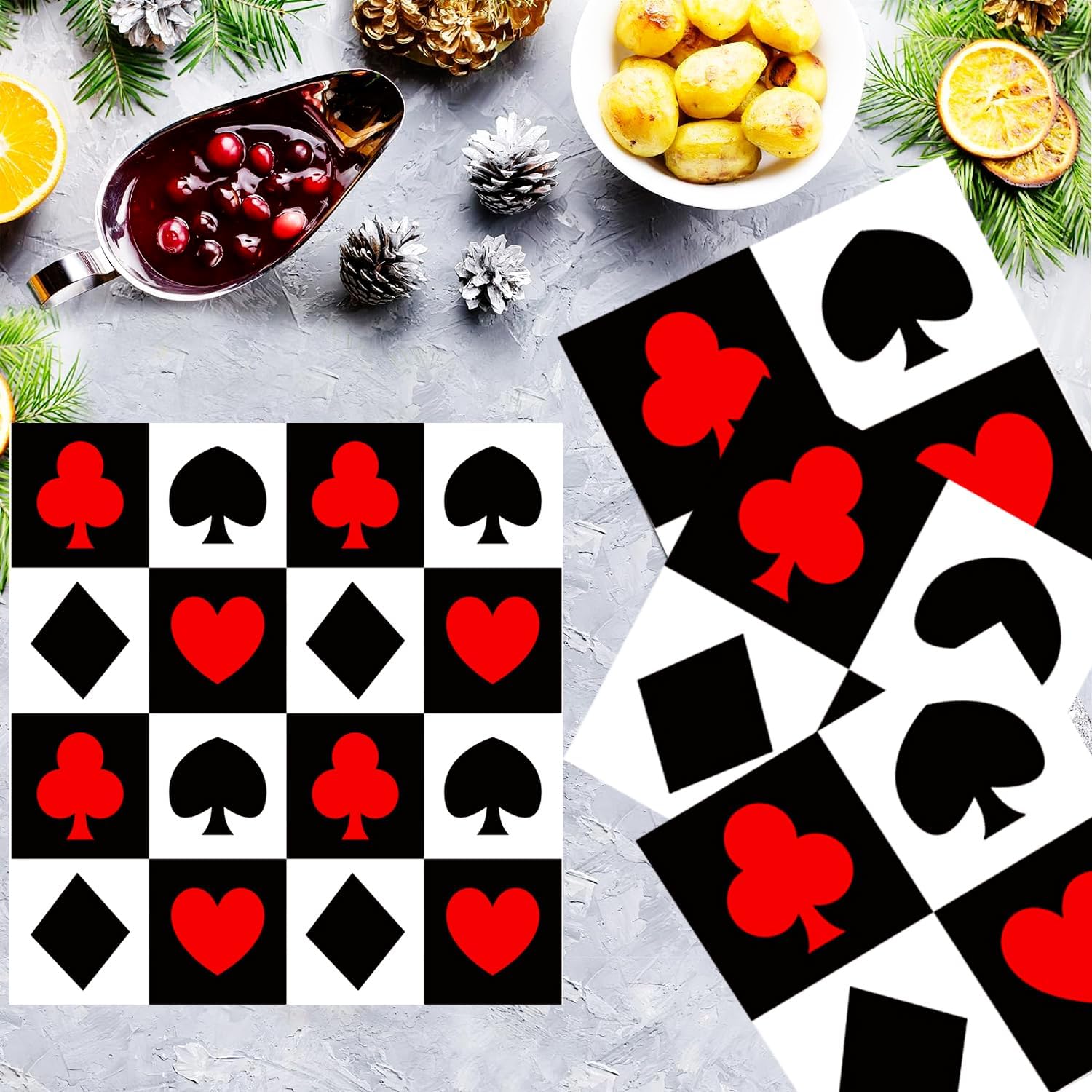 20/40/60/80 PCS Casino Theme P - Party Games No Supplies recension och pris