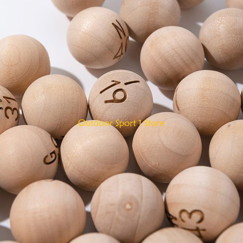 A0KA 75Pcs Natural Bingo Balls - Party Games Bingo recension och pris