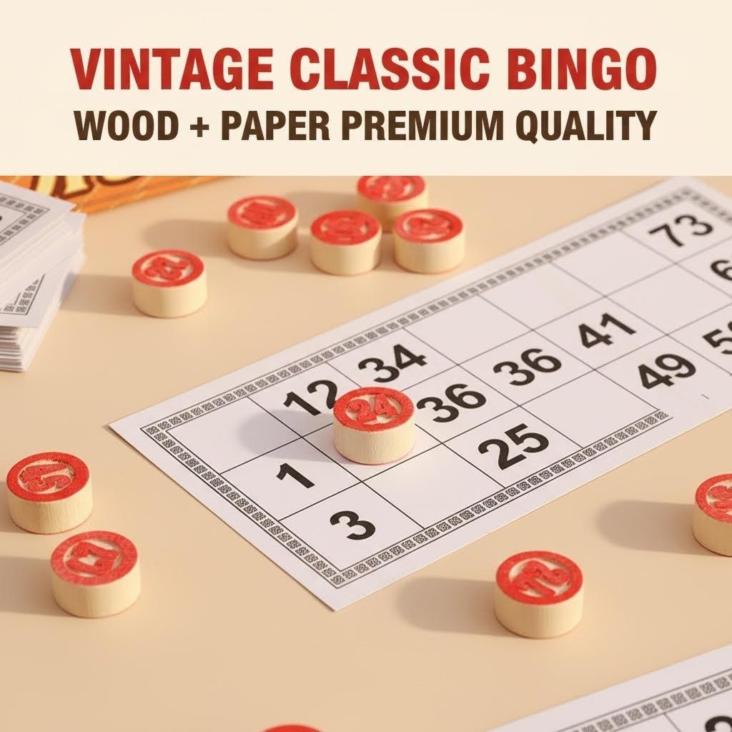 Vintage Russian Lotto Bingo Ga - Party Games Bingo recension och pris