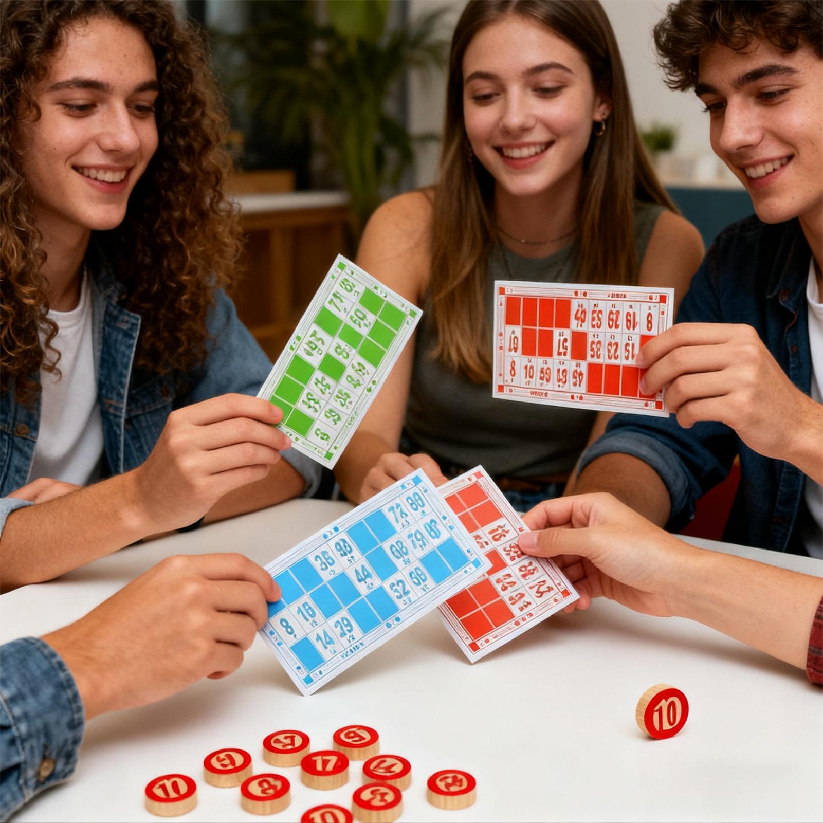 Vintage Wooden Bingo Game Set  - Party Games Bingo recension och pris