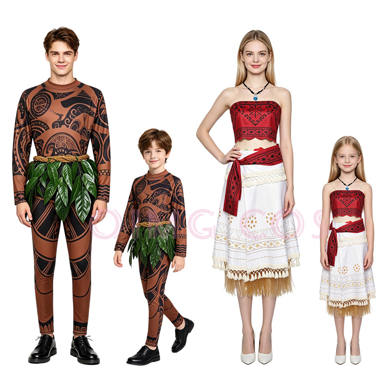Moanaa Maui‌i Cosplay Costume  - Party Games Carnival recension och pris