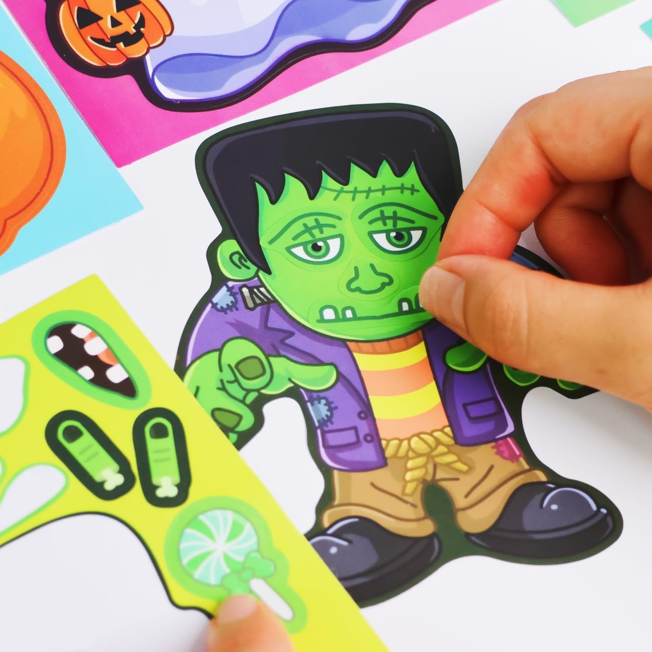 8~40Sheets Halloween Stickers  - Party Games No Supplies recension och pris