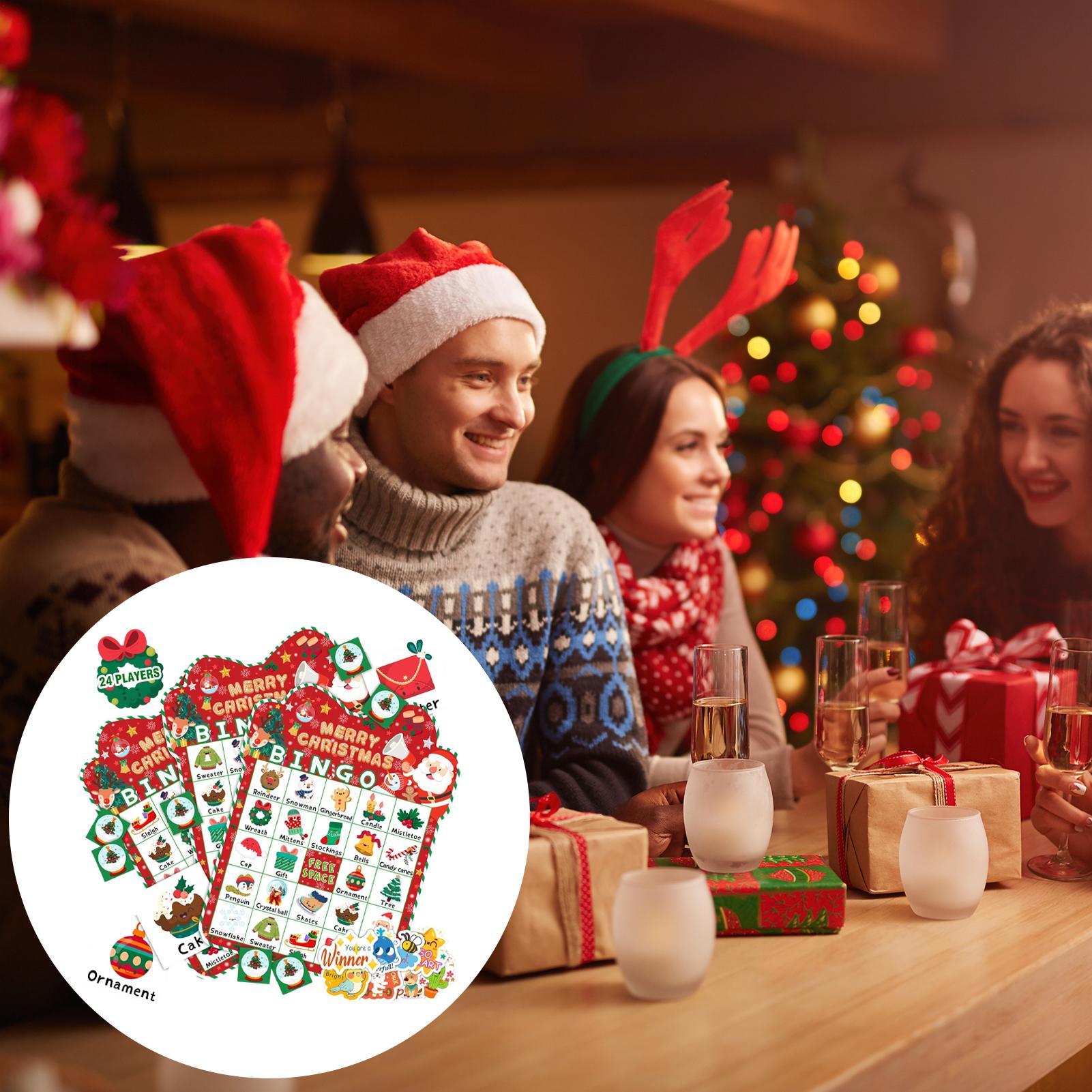 Christmas Bingo Game 24 Cards  - Party Games Bingo recension och pris