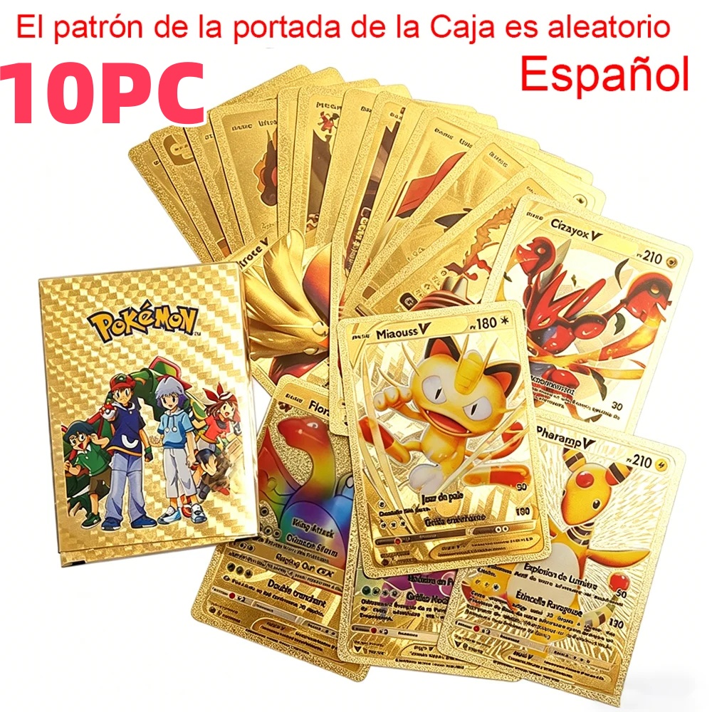 5/10PCS Pakemon Card Vmax GX G - Party Games In Spanish recension och pris