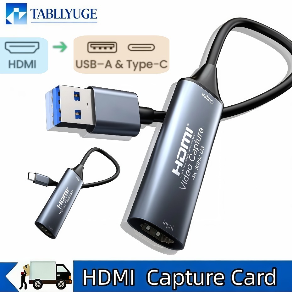 USB-C 2.0/3.0 HDMI Video Captu - Party Games Pc recension och pris