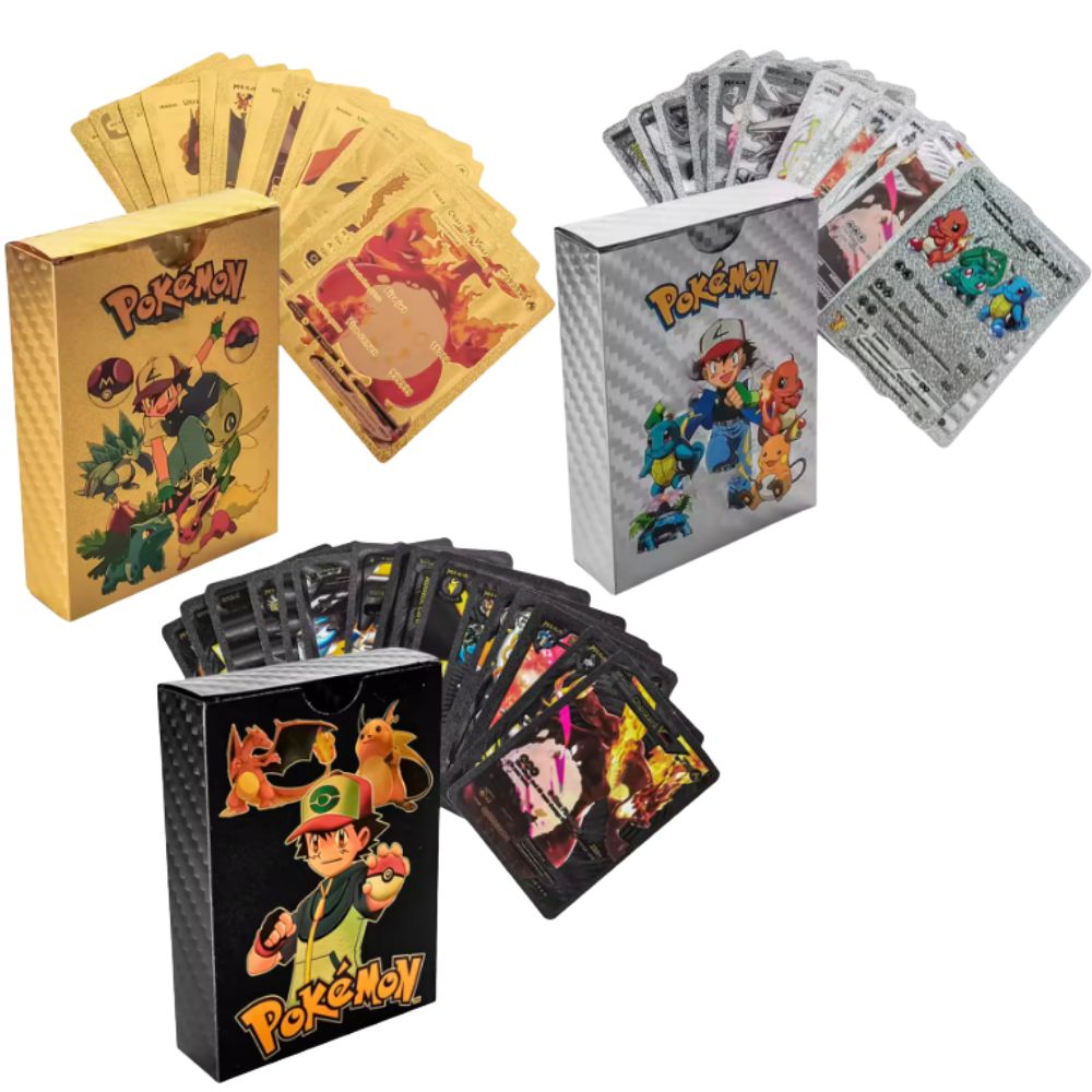New 55PCS Pokémon Cards Vmax G - Party Games In Spanish recension och pris