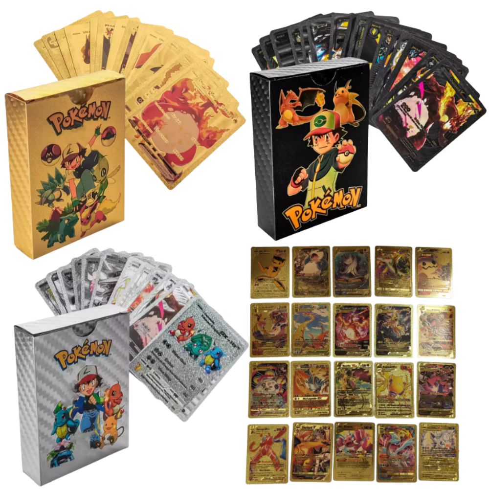 New 55PCS Pokémon Cards Vmax G - Party Games In Spanish recension och pris