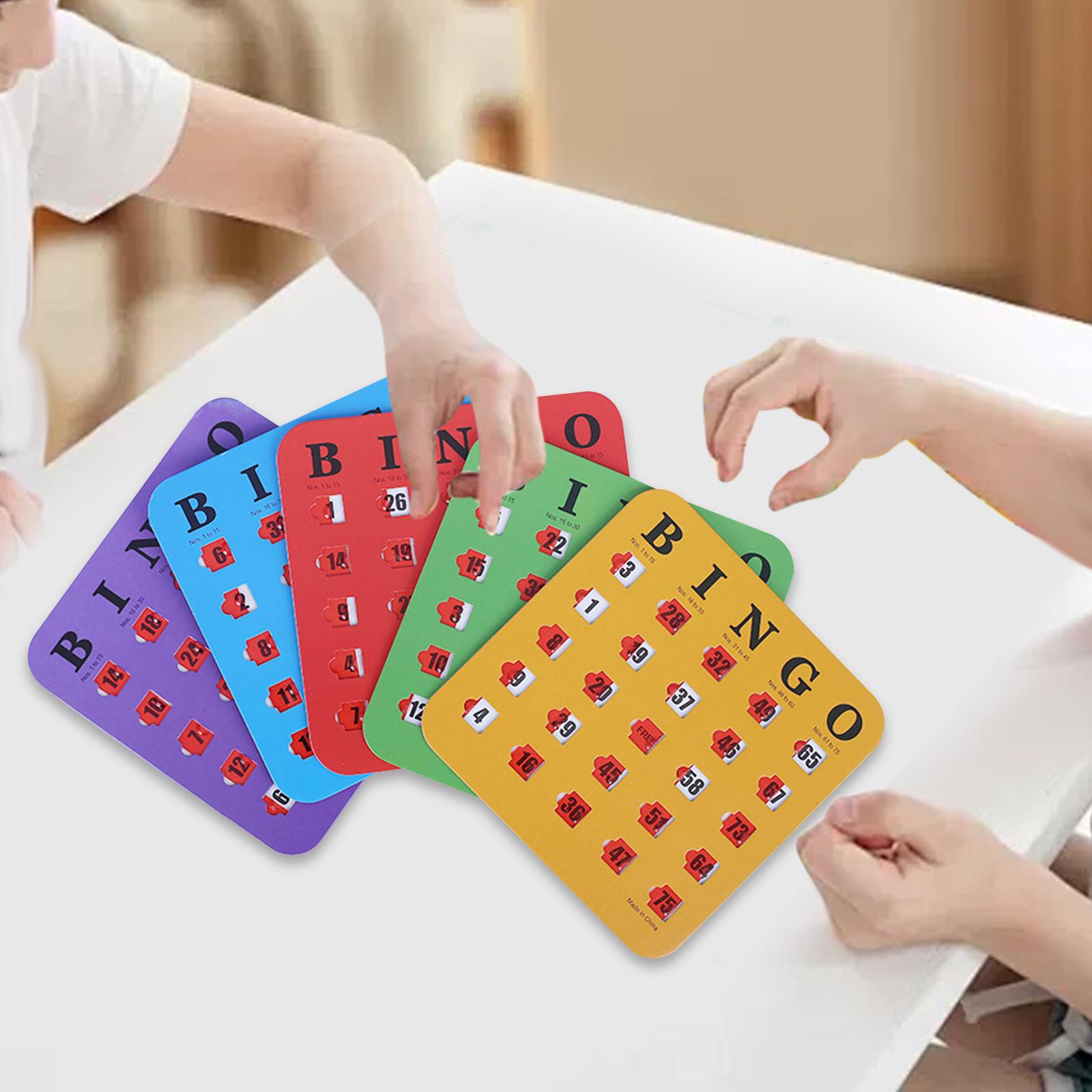 5 Pieces Large Print Bingo Car - Party Games Bingo recension och pris