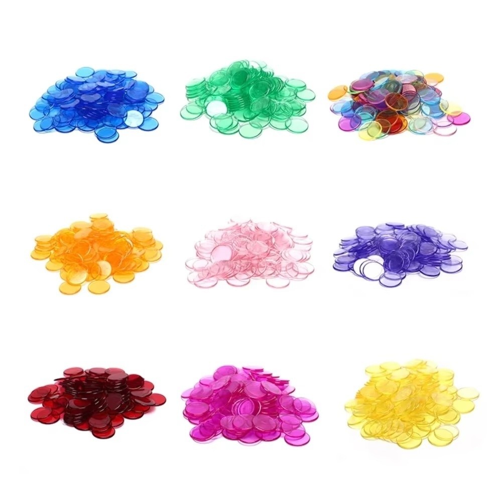 100Pcs New Plastic Round Count - Party Games Bingo recension och pris