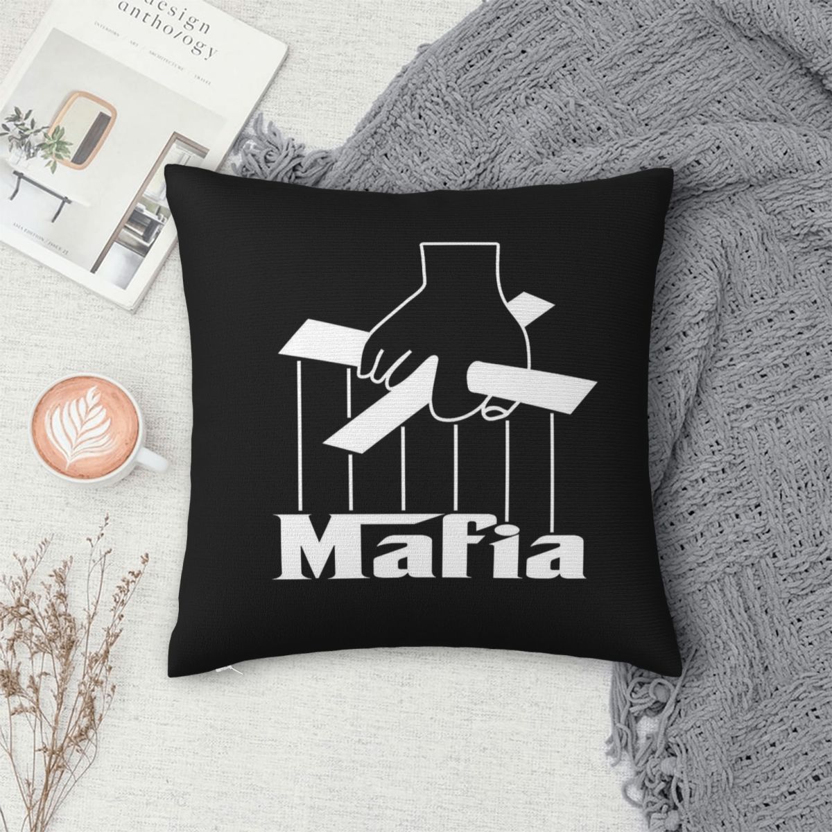 Mafia Party Game Square Pillow - Party Games Mafia recension och pris