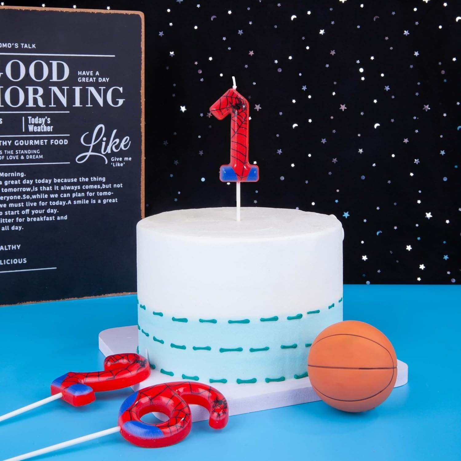 Spider Party 0-9 Birthday Cand - Party Games Adult Birthday recension och pris