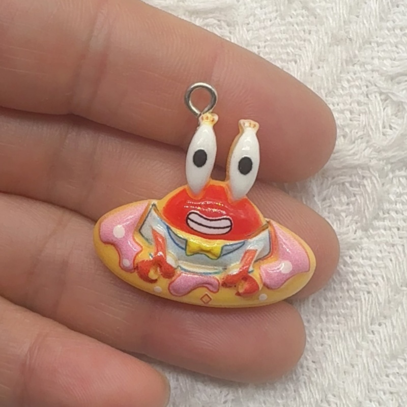 10pcs cartoon resin pendant, D - Party Games Birthday recension och pris