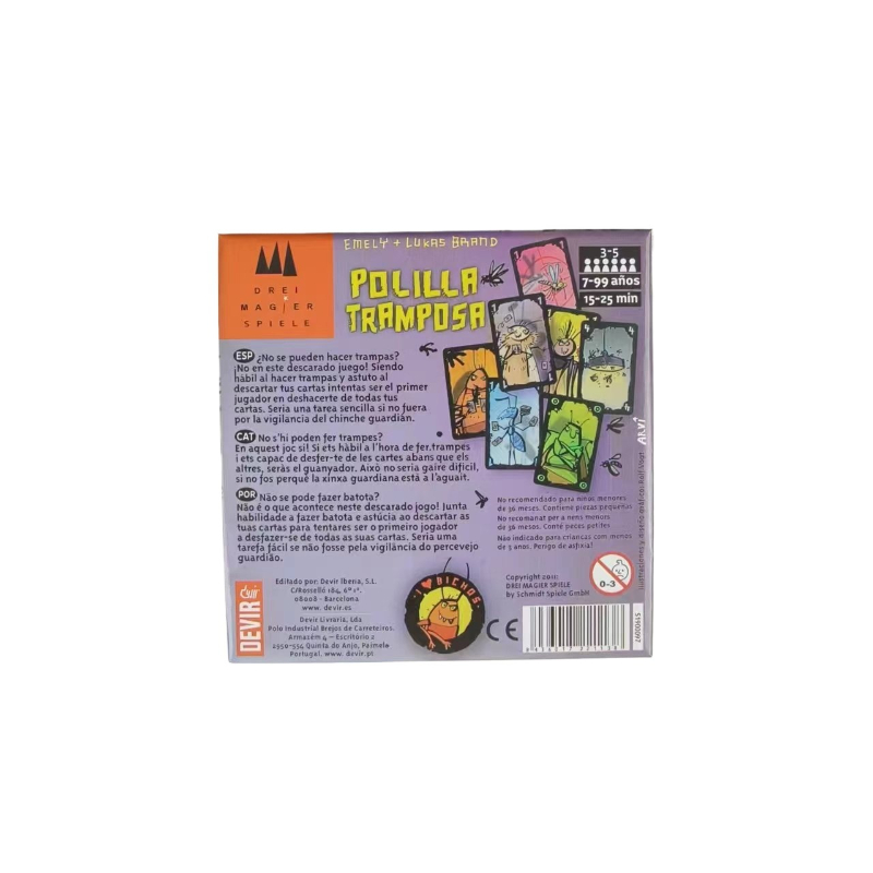 Spanish Mogel Motte Polilla Tr - Party Games In Spanish recension och pris